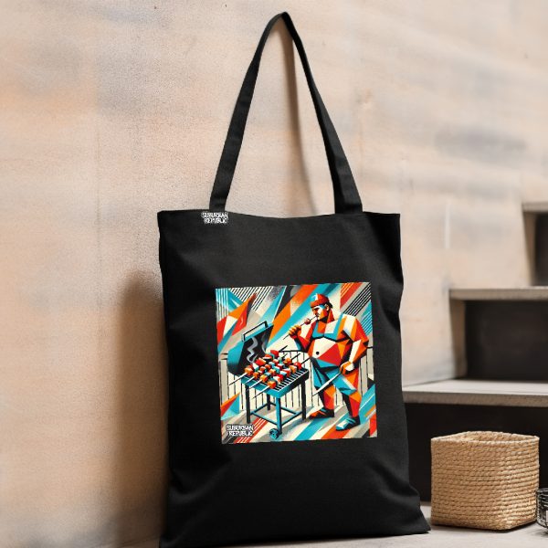 Cubist Grill Master Tote Bag